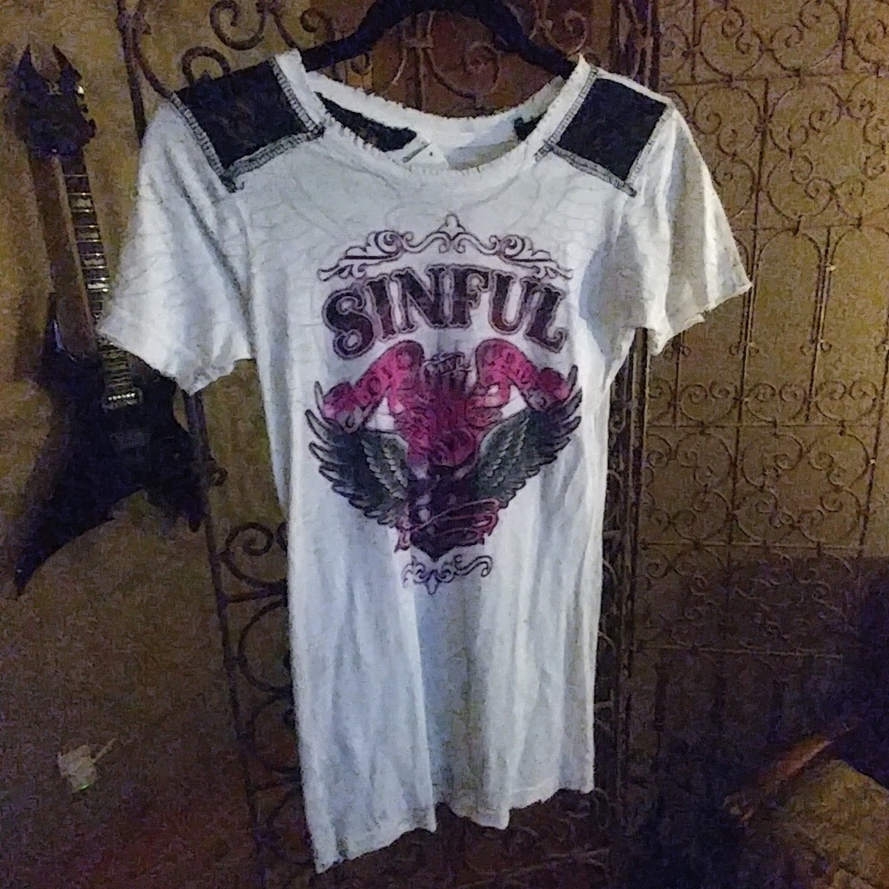 Women's Affliction Sinful Tee S